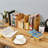 Bamboo Desktop Bookshelf Small Book Rack Adjustable Desk Storage Organizer
