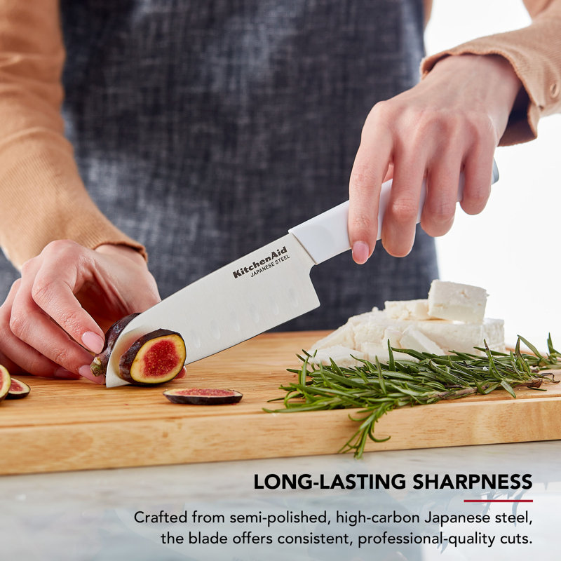 Kitchenaid Classic Santoku Knife With Sheath, 5 Inch