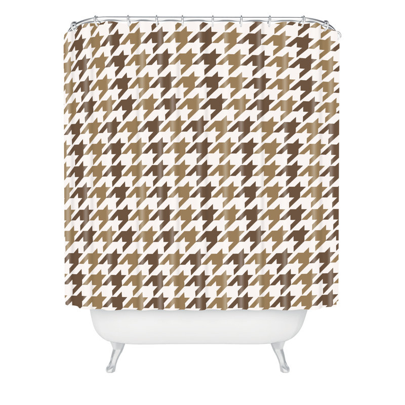 Geometric Shower Curtain, 72" H x 69" W