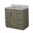 Sadelle 42 " W Freestanding Standard 1 Single Vanity Bathroom Vanity With Carrara Marble Top-914511773