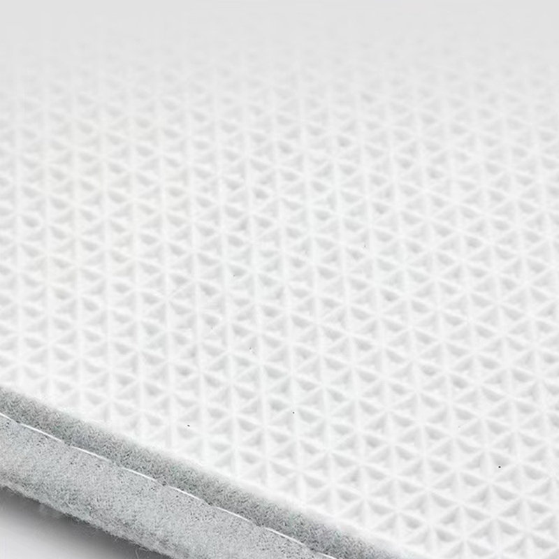 Tapis de salle de bain antidérapant, tapis de bain doux et long en microfibre, gris clair, Gris clair
