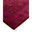 Overdyed Hand-Knotted Wool Modern-Contemporary Purple Area Rug 6' 1" x 8' 11"