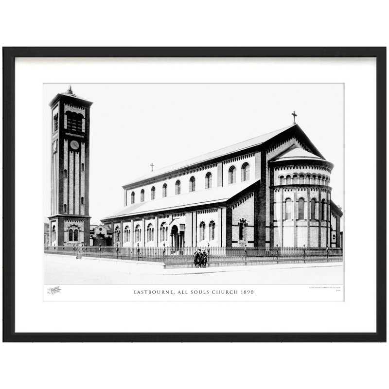 Eastbourne, All Souls Church 1890 by Francis Frith - Single Picture Frame Print, 45cm H x 60cm W x 2.3cm D