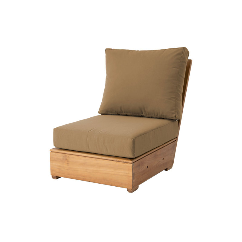 Arrihanna Outdoor Teak Lounge Chair, Cocoa