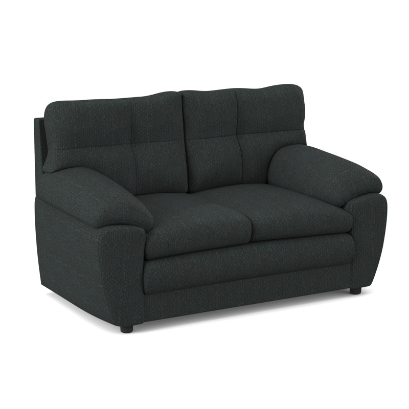 Kenn Upholstered 62.5'' Loveseat, Bronco Jade