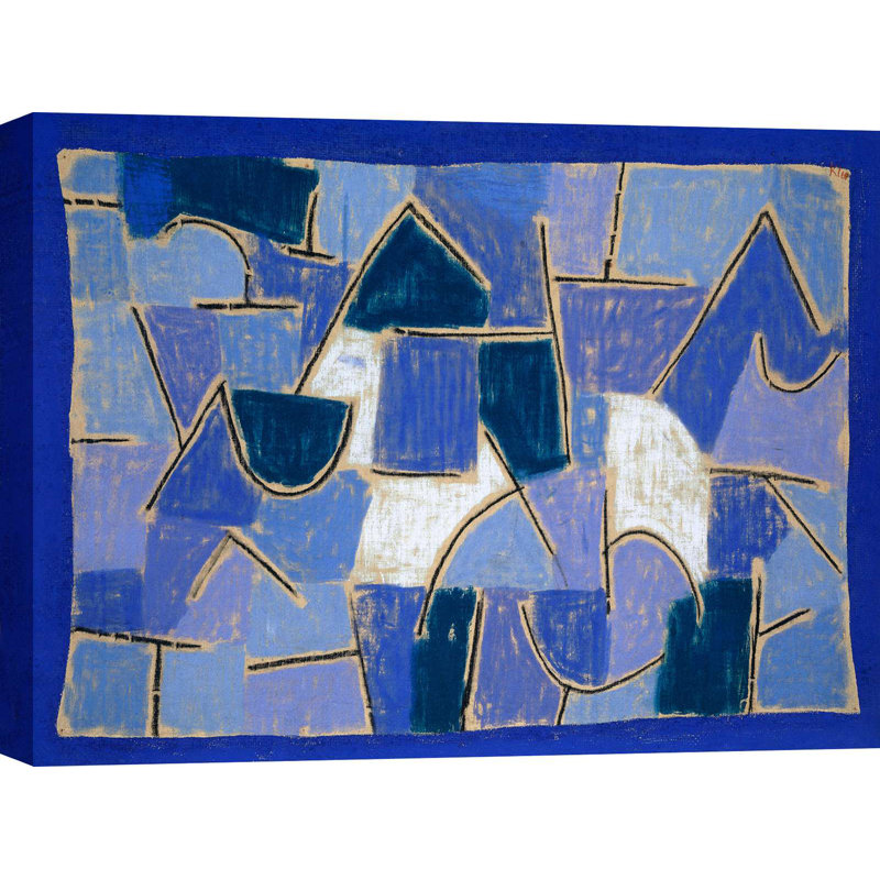 Blue Night, 1937 by Paul Klee - Wrapped Canvas Print, 50cm H x 70cm W x 4cm D