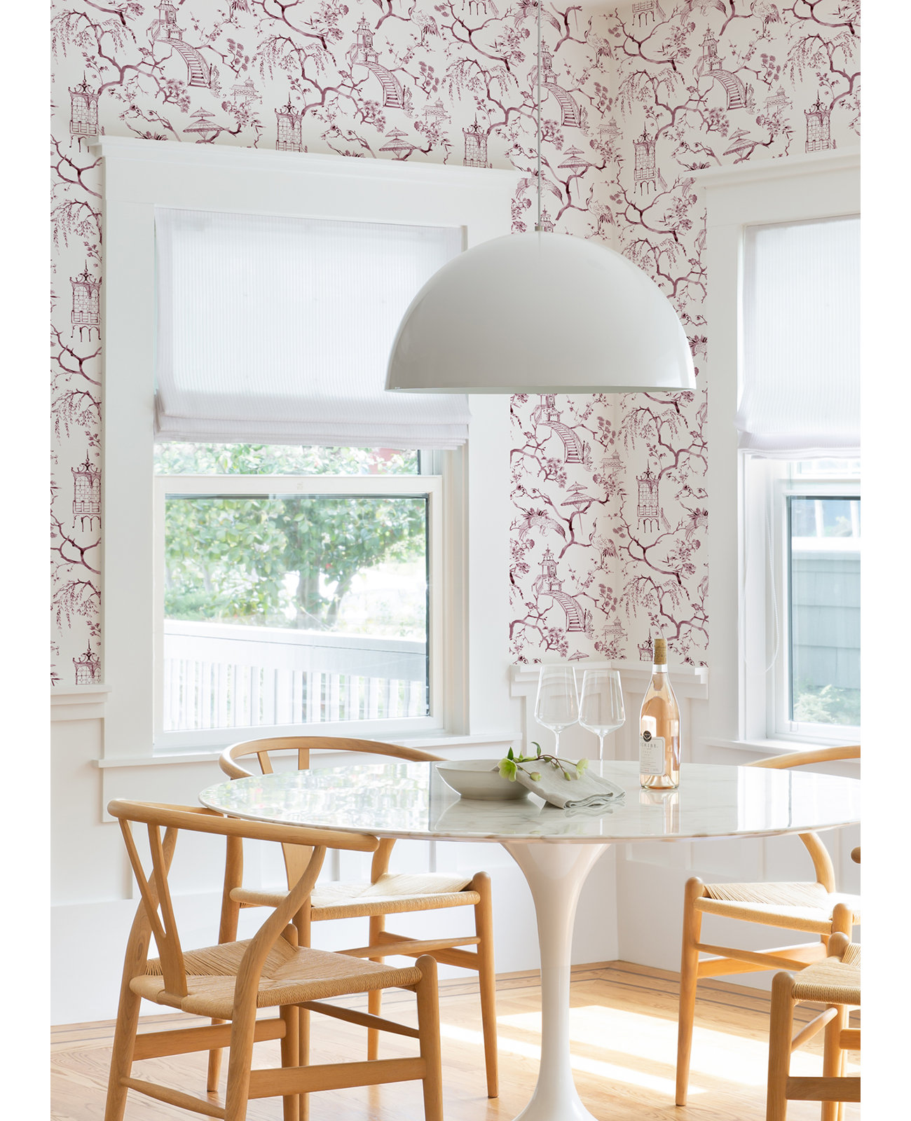 Breene NON-PASTED,UNPASTED Floral Wallpaper, Purple