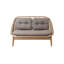 Strington 2-Seater Sofa W/Teak Frame