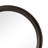 Vanity Scalloped-edge decorative wood wall mirror