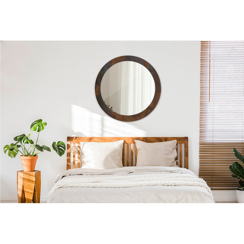 Huldar Glass Flat Wall Mirror