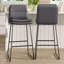 Carena Upholstered Counter Stool with Metal Frame-1389080285