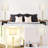 Adjustable Height Modern Table Lamps Set Of 2, 3-Way Dimmable LED Bulbs,  Fabric Shade-640880376-640878855