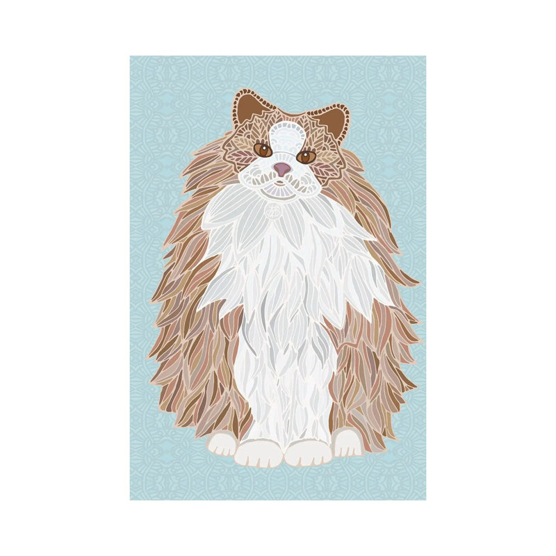 Orange Ragdoll by Angelika Parker - Wrapped Canvas Print, 66.04 cm H x 45.72 cm W