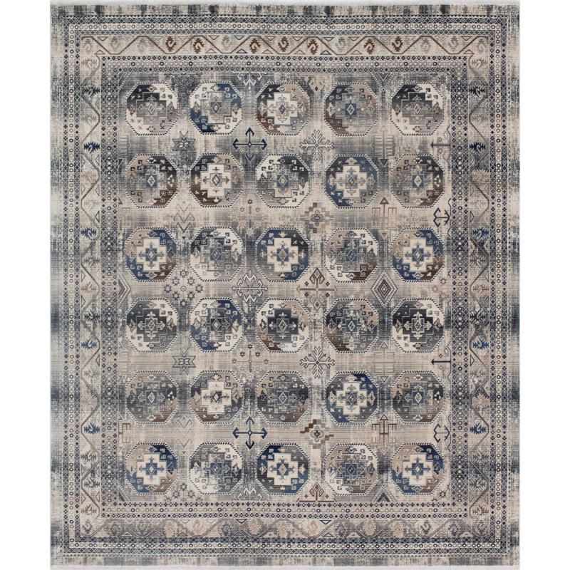 Lucha Geometric Indoor Rug, Rectangle 8'10" x 11'10"