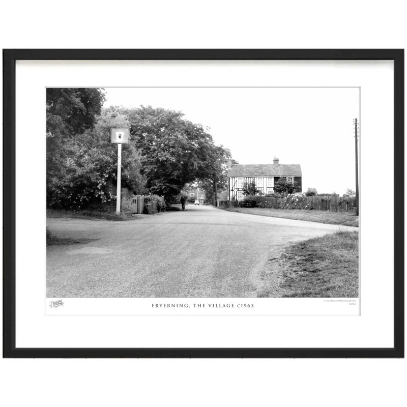 Fryerning, The Village C1965 by Francis Frith - Single Picture Frame Print, 45cm H x 60cm W x 2.3cm D