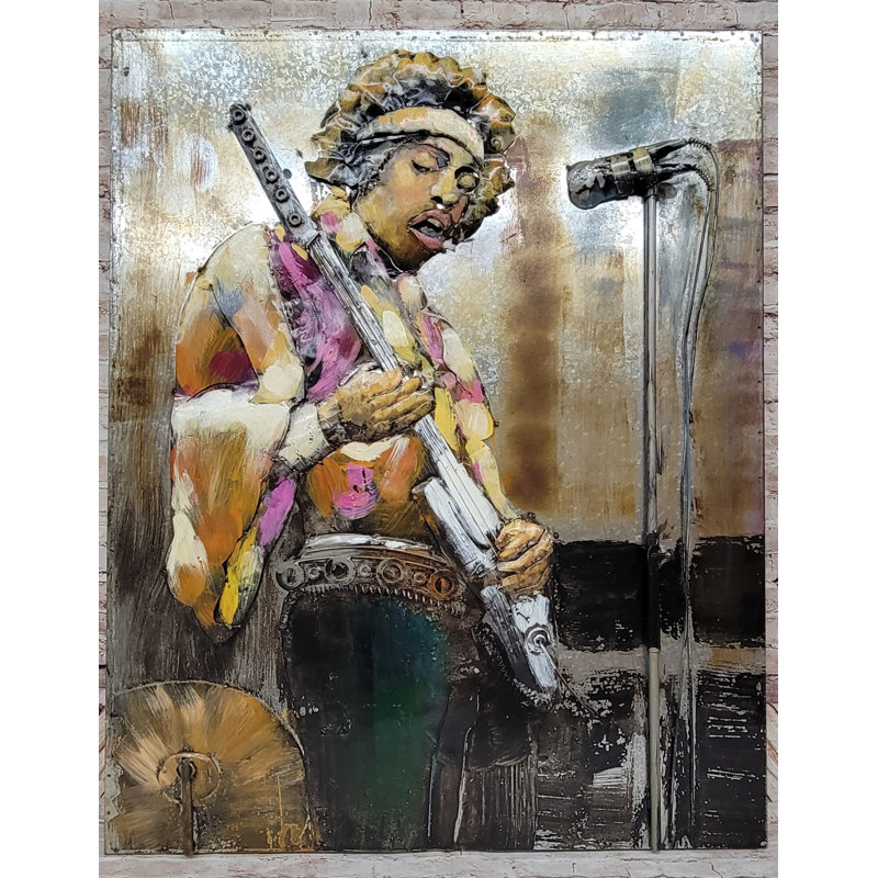 Peinture murale Jimi Hendrix
