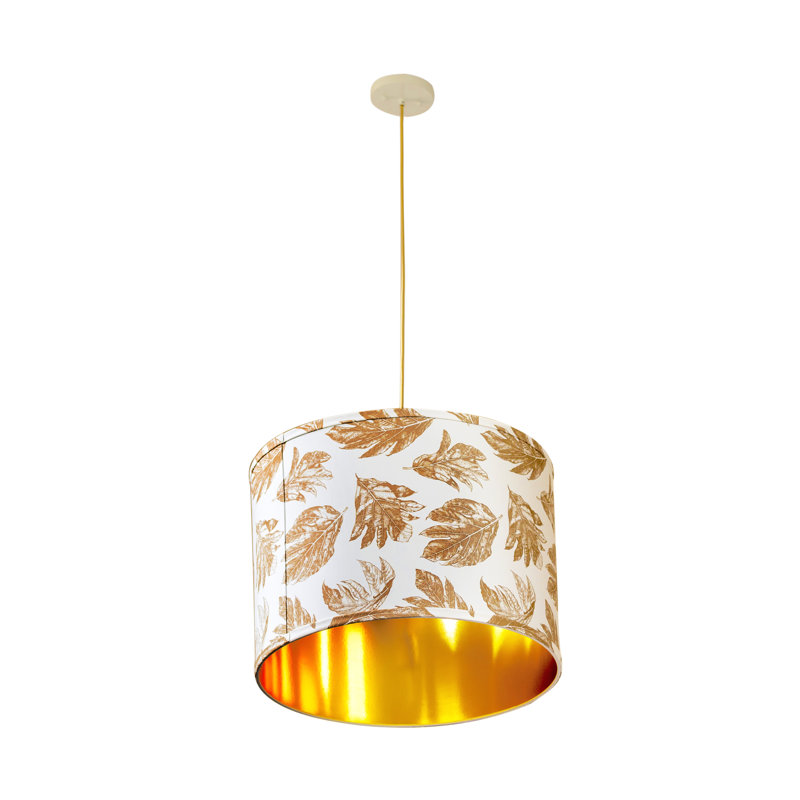 Leaves of Haiti Drum Chandelier