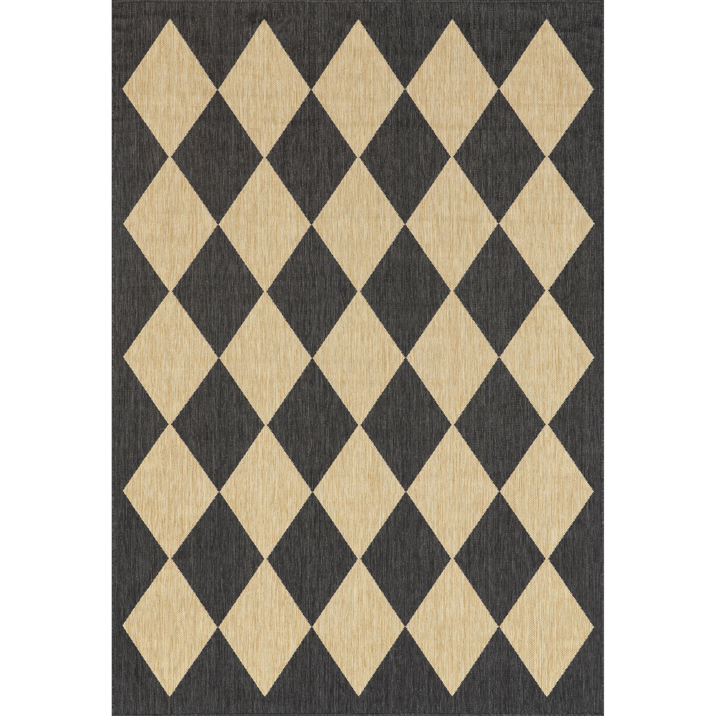 Ebern Designs Sabina Diamond Trellis Indoor/Outdoor Area Rug & Reviews ...
