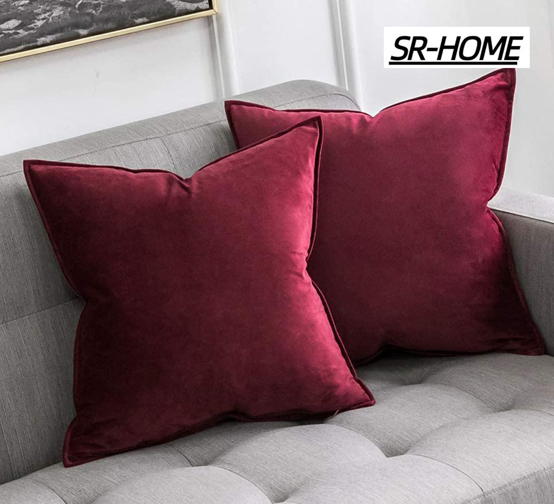 SR-HOME Velvet Pillow Cover