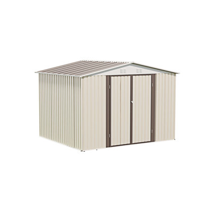 Outdoor Garden Shed With Hinge Door And Foundation