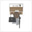 Console Aranjuez avec tablette ouverte, conception mince, solution de rangement moderne pour le vestibule ou le salon