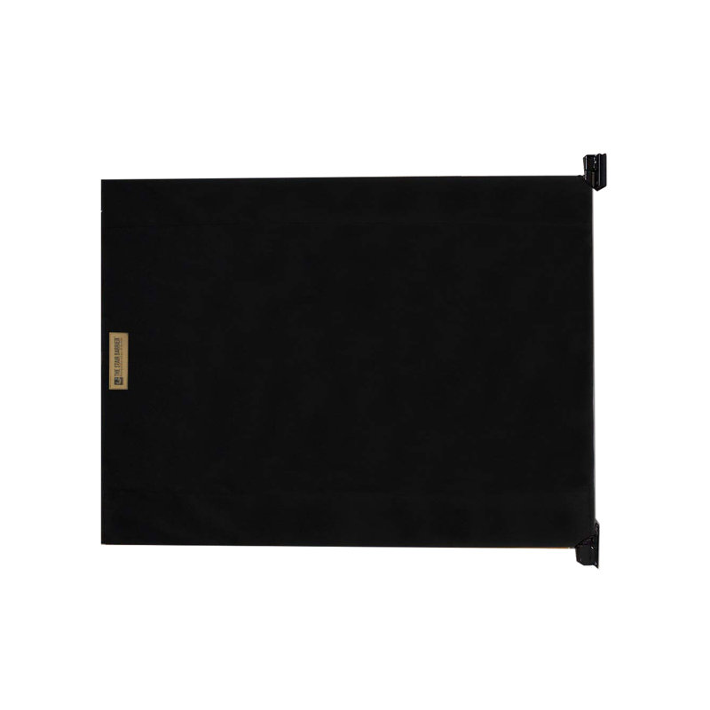 Safety Gate, 32" H x 52" W x 0.13" D, Just Black