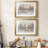 Land Parcel I - Matted and Framed Under Acrylic Glass, Set of 2, Large Living Room Wall Art-248125945-248125926