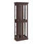 Vaisselier lumineux avec tablettes réglables-1454306878