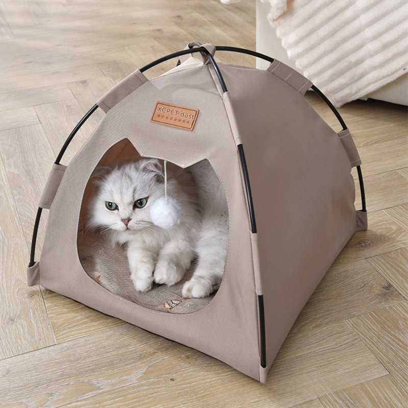 Tente pour animal de compagnie, Beige