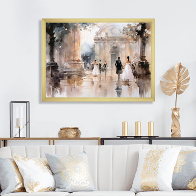 Impression sur toile Fashion Impressionist Elegance II