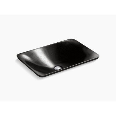 Kohler Sartorial Herringbone Carillon, ARTIST EDITIONS Rectangle Wading Pool Bathroom Sink
