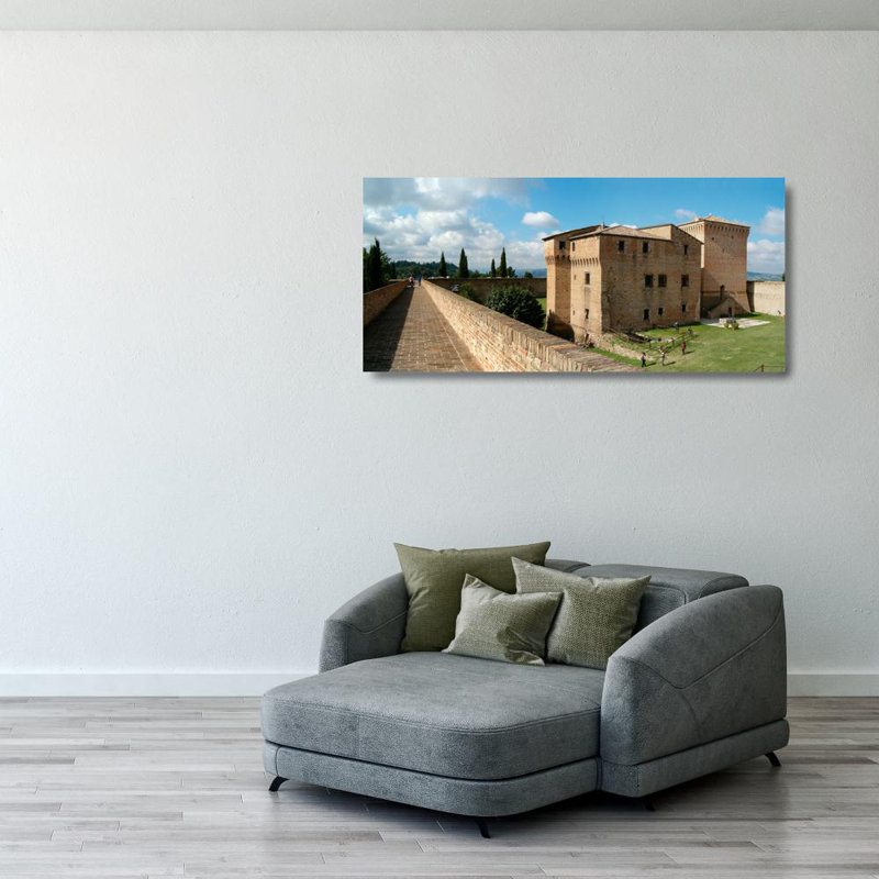 Rocca Malatestiana, Italie, H 18 po x l 40 po