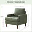 Ensemble de 2 fauteuils avec pieds en bois massif-131495726