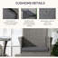 Wicker and Steel Patio Dining Set Table,-1011681986-1011681987