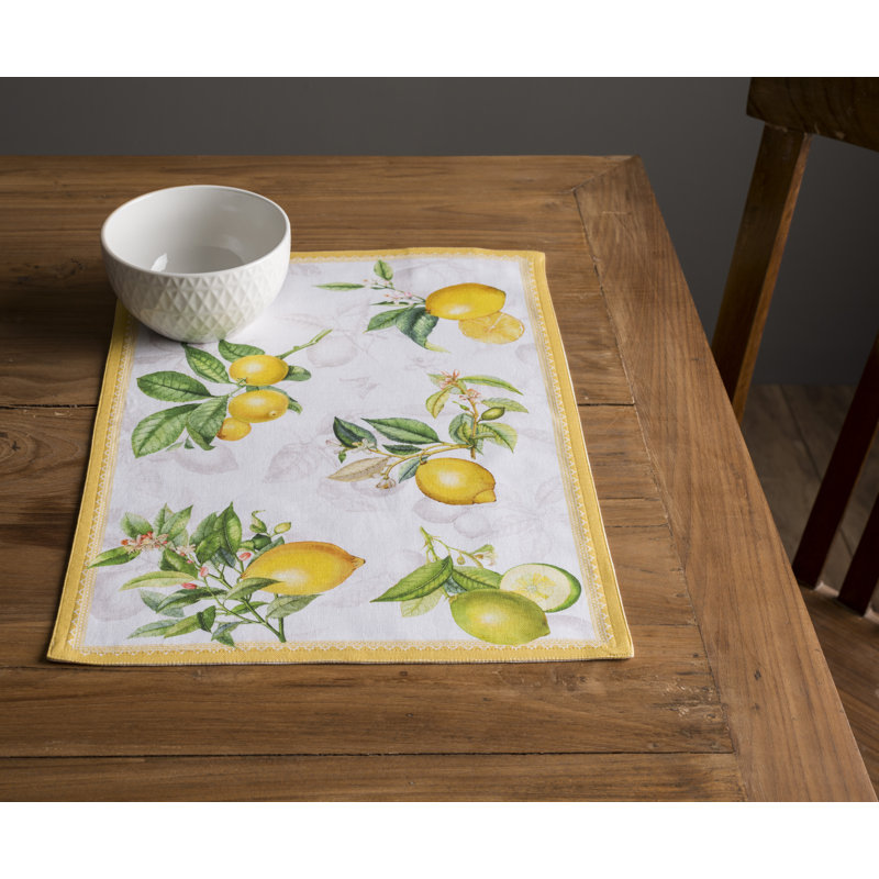 Cotton No Pattern Rectangle Placemat