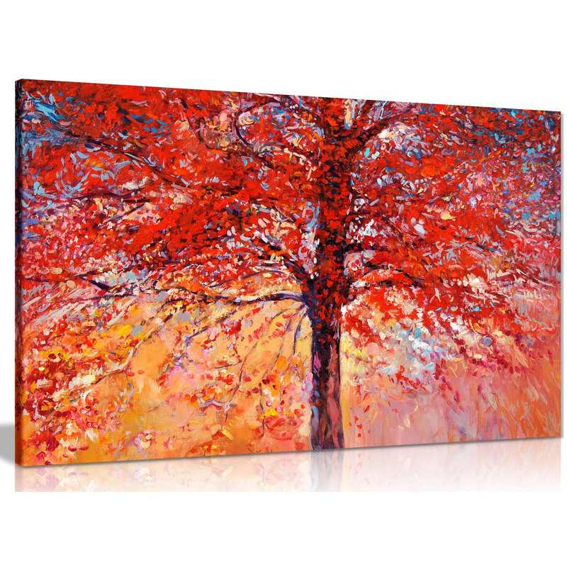 Autumn Tree - Wrapped Canvas Print, 61cm H x 91cm W