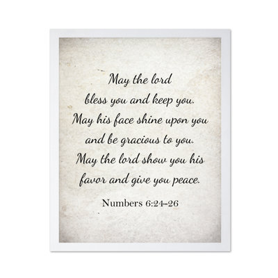 May The Lord Bless You