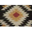 Tapis de couloir oriental géométrique en laine Kilim 3 x 13