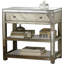 Miranda Mirrored Console Table