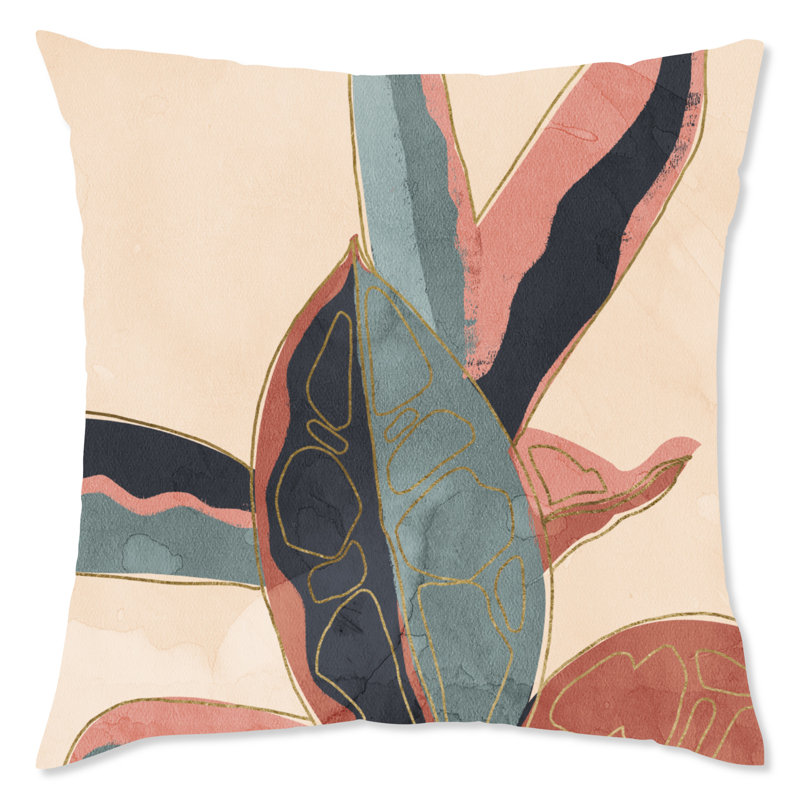  Housse et insert de coussin carré de fruits