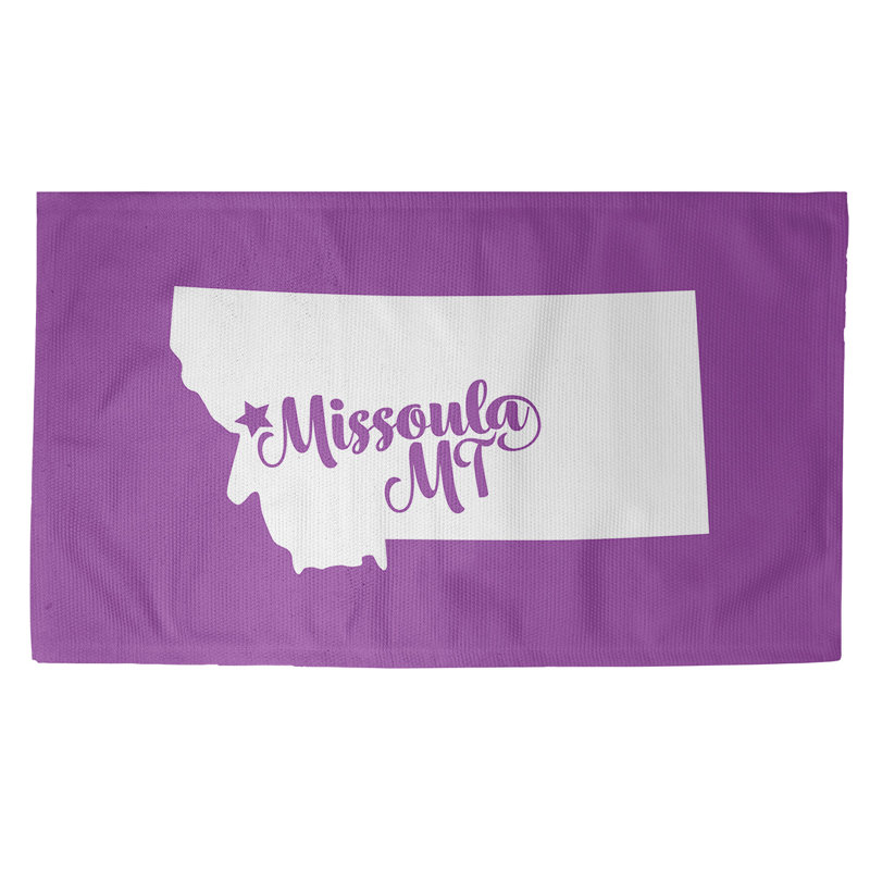 Tapis de zone mauve montana Missoula, Rectangle 3 pi x 5 pi