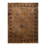 Fine Vibrance One-of-a-Kind 6'3" X 8'8" Hand Knotted Area Rug