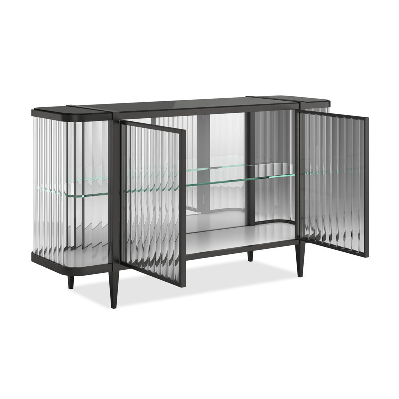 Stop And Stare 59'' W Sideboard, Black