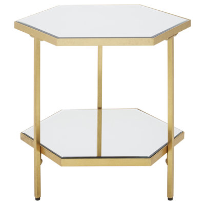 Sobel Glass Top End Table