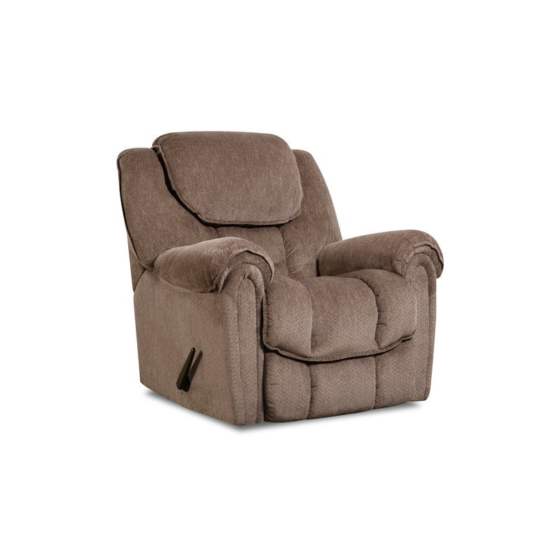 Fauteuil inclinable rembourré Sadonia, Brun clair