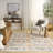Nourison Botanical Washables 5' x 7' Beige Multicolor Farmhouse Indoor Rug-758094885-757116251