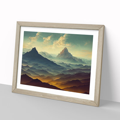 Spirited Mountain Landscape - Framed Print