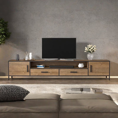 Simple modern solid wood TV cabinet