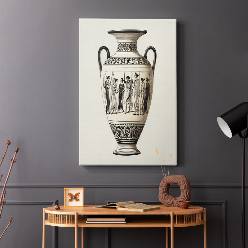 ABSTRACT Series CECXV - Toile tendue avec châssis Premium - Prêt à être accroché, H 18 po x l 12 po