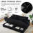 79.3'' Corduroy Comfortable 3 Seater Sofa  With Ottoman-106876919